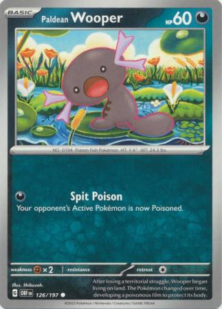 SV Obsidian Flames 126/197 Paldean Wooper