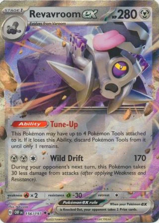 SV Obsidian Flames 156/197 Revavroom ex (Half Art)