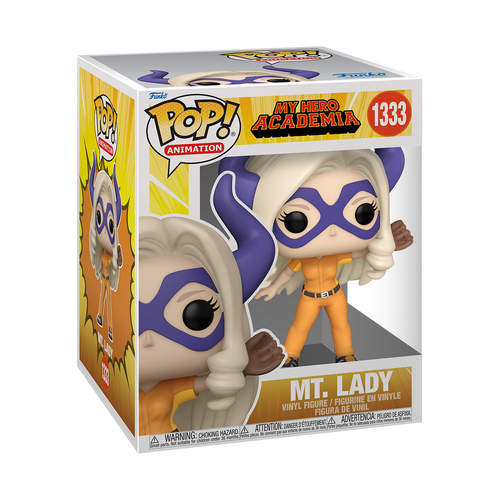 POP! Animation - My Hero Academia #1333 Mt. Lady (Baseball) 6-Inch Super Sized