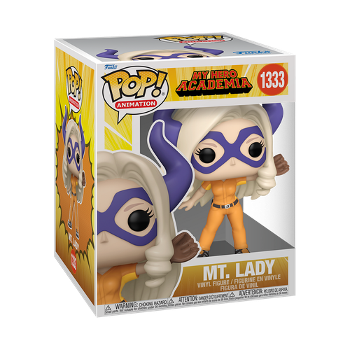 POP! Animation - My Hero Academia #1333 Mt. Lady (Baseball) 6-Inch Super Sized