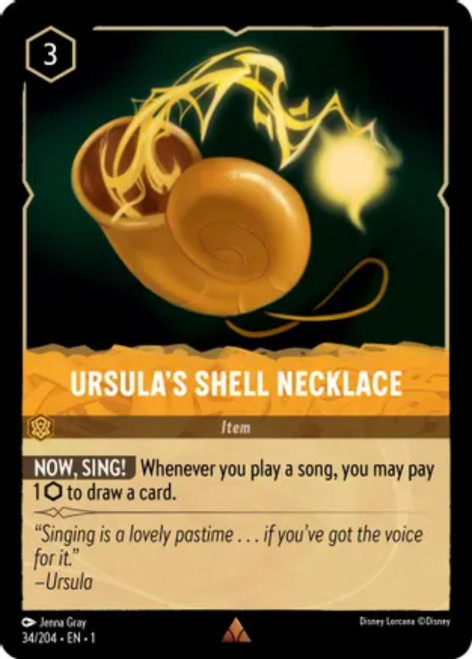 Ursula's Shell Necklace (foil)