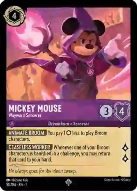 Mickey Mouse - Wayward Sorcerer (foil)