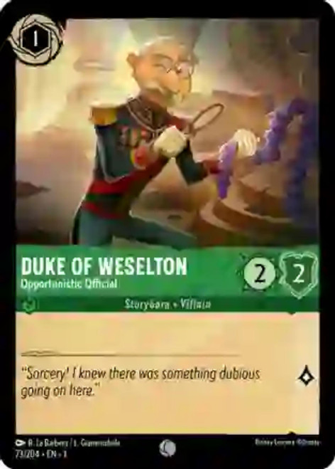 Duke of Weselton - Opportunistic Official (foil)
