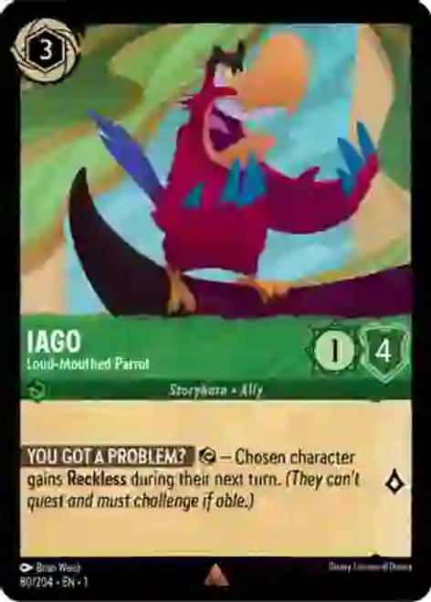 Iago - Loud-Mouthed Parrot (foil)