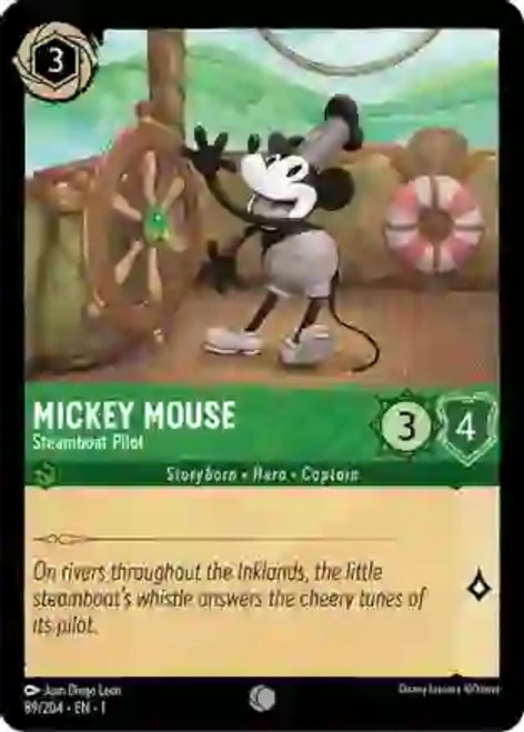 Mickey Mouse - Steamboat Pilot (foil)