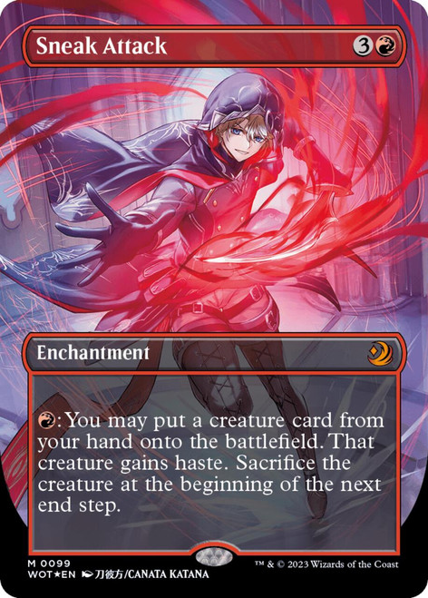 Sneak Attack (Borderless Confetti foil)