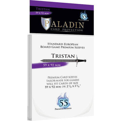 Paladin Card Sleeves: Tristan (59mm x 92mm Standard European)(55x)