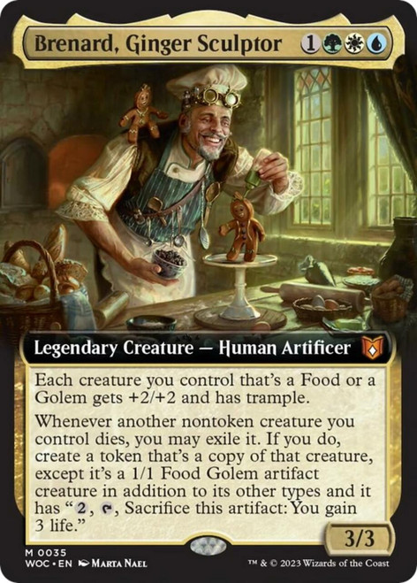 Brenard, Ginger Sculptor (Extended Art) | Wilds of Eldraine Commander