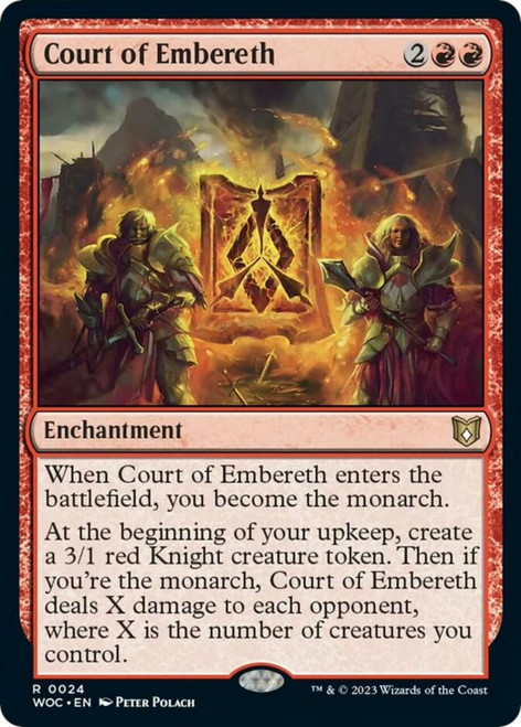 Court of Embereth (foil) | Wilds of Eldraine Commander