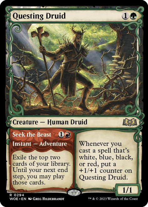 Questing Druid (Showcase Frame)