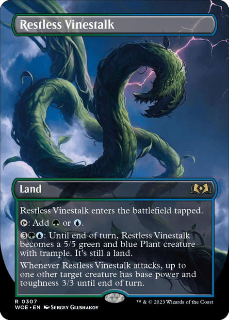 Restless Vinestalk (Borderless Art)