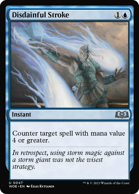 Disdainful Stroke (foil)