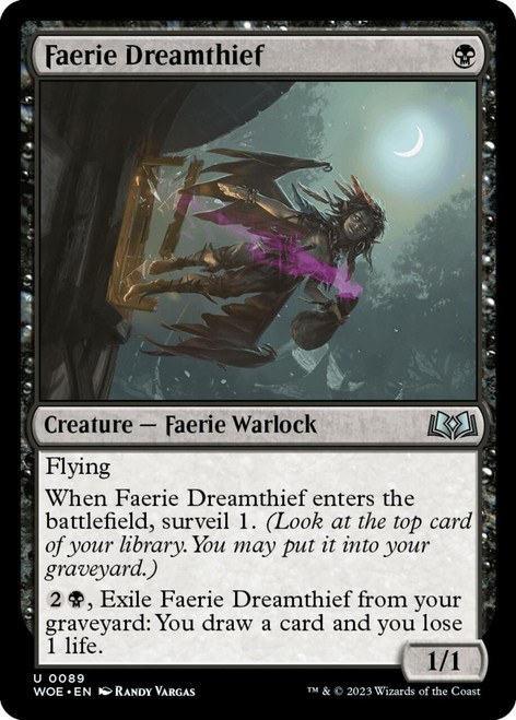 Faerie Dreamthief (foil) | Wilds of Eldraine