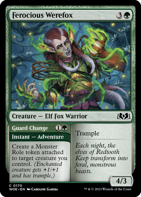 Ferocious Werefox (foil)