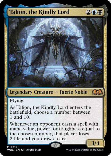 Talion, the Kindly Lord (foil) | Wilds of Eldraine