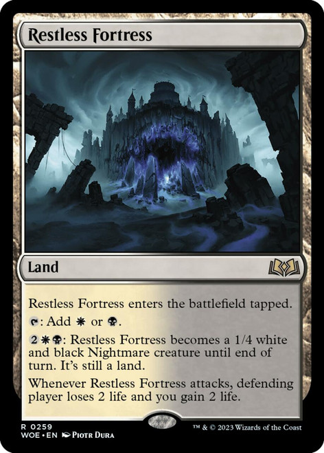 Restless Fortress (foil) | Wilds of Eldraine