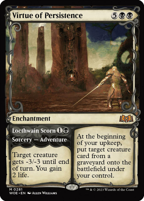 Virtue of Persistence (Showcase Frame foil) | Wilds of Eldraine