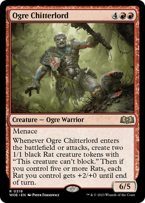 Ogre Chitterlord (foil) | Wilds of Eldraine