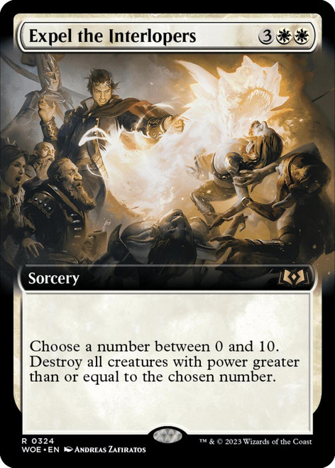 Expel the Interlopers (Extended Art foil)