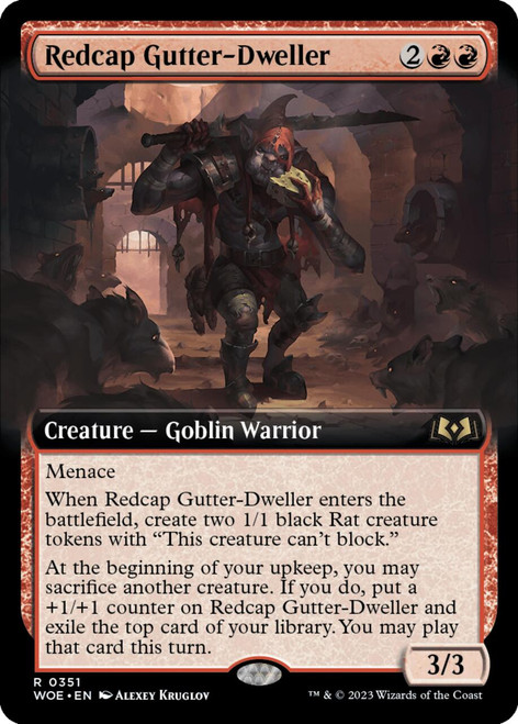 Redcap Gutter-Dweller (Extended Art foil)