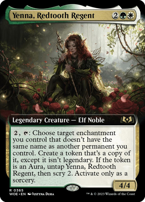 Yenna, Redtooth Regent (Extended Art foil) | Wilds of Eldraine