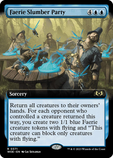 Faerie Slumber Party (Extended Art foil)