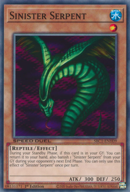 SBC1-ENH09 Sinister Serpent