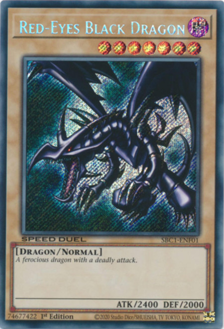 SBC1-ENF01 Red-Eyes Black Dragon (Secret Rare)