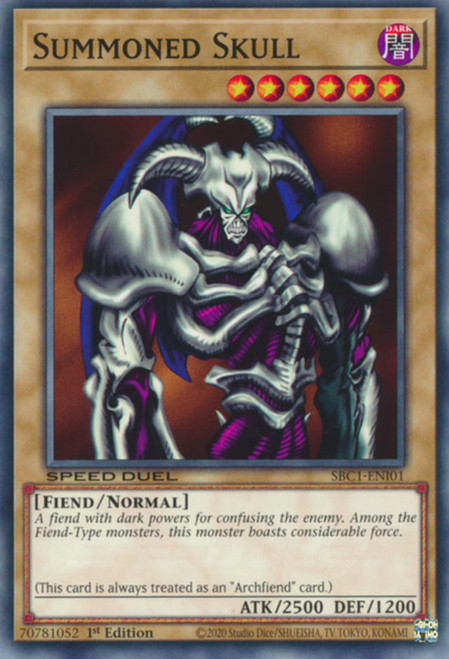 SBC1-ENI01 Summoned Skull