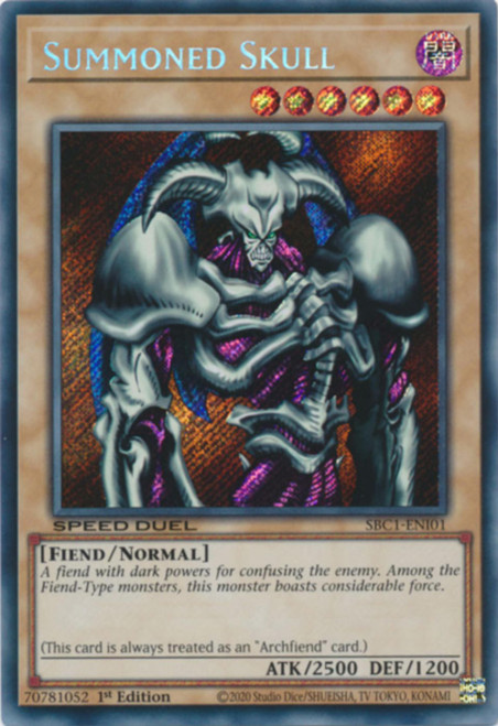 SBC1-ENI01 Summoned Skull (Secret Rare)