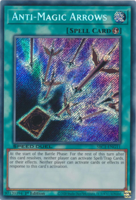 SBC1-ENG11 Anti-Magic Arrows (Secret Rare)