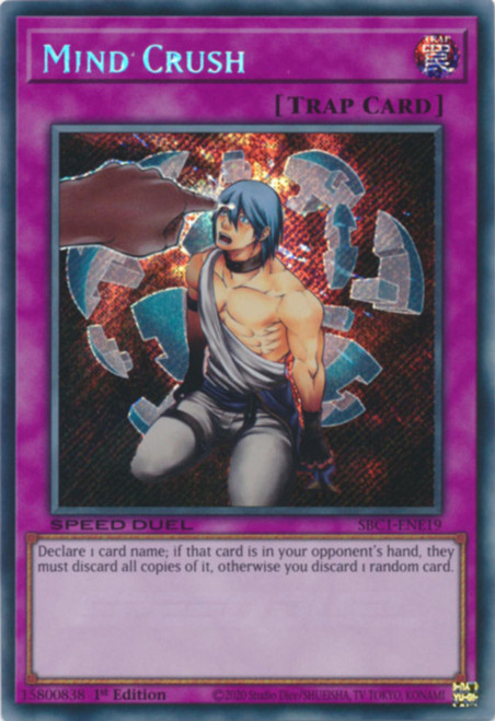 SBC1-ENE19 Mind Crush (Secret Rare)