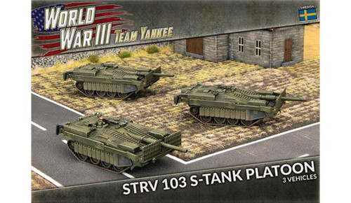 World War III: Team Yankee - Strv 103 S-tank Platoon (x3 Plastic)