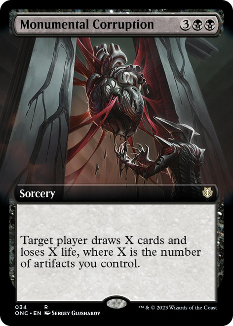 Monumental Corruption (Extended Art foil)