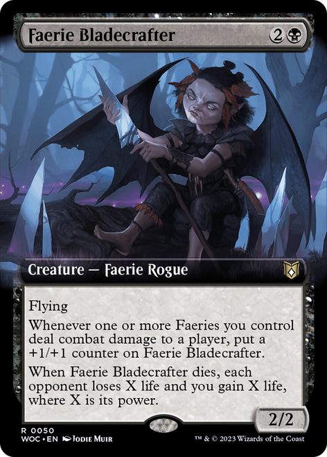 Faerie Bladecrafter (Extended Art)