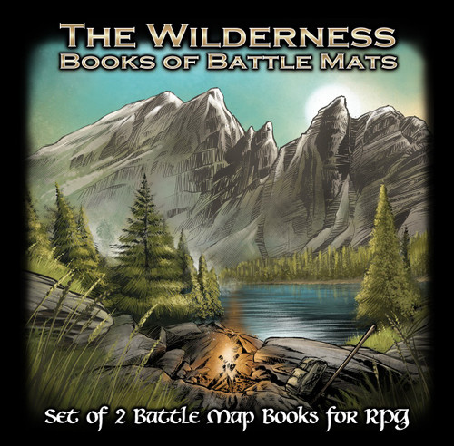 *DAMAGED* The Wilderness Books of Battle Mats