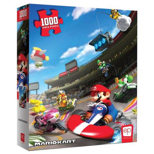*DAMAGED* Super Mario "Mario Kart" 1000 Piece Jigsaw Puzzle