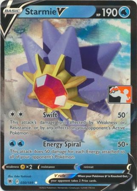 Astral Radiance 030/189 Starmie V (Prize Pack League Promo)