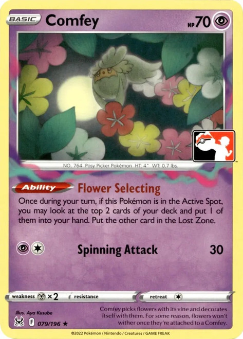 SWSH Lost Origin 079/196 Comfey (Prize Pack League Promo Non-Holo)