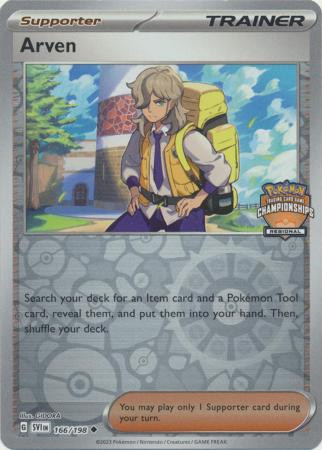 Scarlet & Violet (Base Set) 166/198 Arven (Regional League Promo)