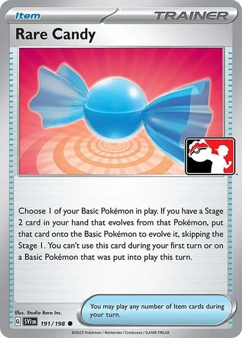 Scarlet & Violet (Base Set) 191/198 Rare Candy (Prize Pack League Promo Non-Holo)
