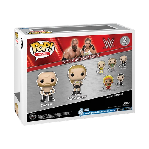 POP! WWE - Triple H And Ronda Rousey 2-Pack