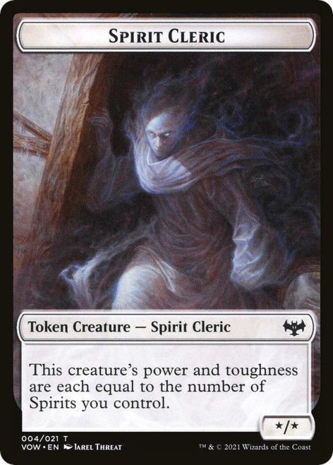 Spirit Cleric Token (X/X) (Threat)