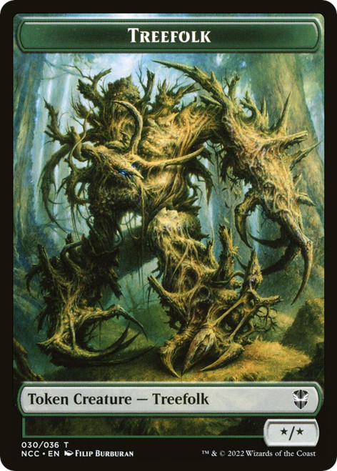 Treefolk Token (X/X) (Burburan)