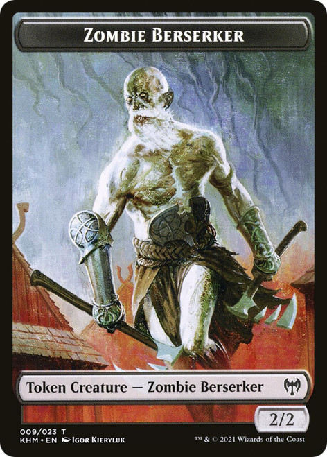Zombie Berserker Token (2/2) (Kieryluk)