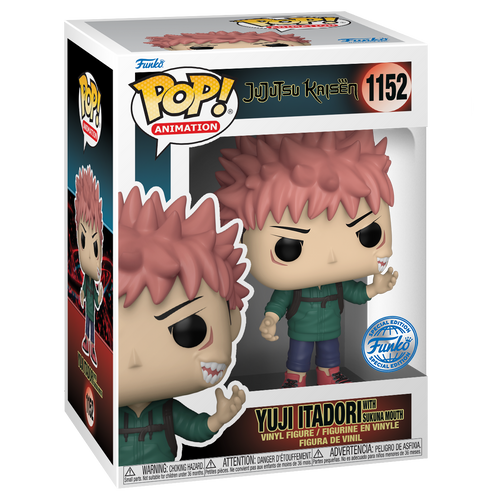 POP! Animation - Jujutsu Kaisen #1152 Yuji Itadori With Sukuna Mouth