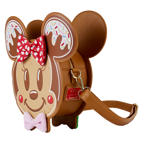 Disney: Mickey & Minnie Mouse Gingerbread Cookie Figural Crossbody