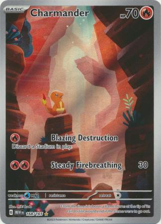 Scarlet & Violet 151 168/165 Charmander (Illustration Rare)