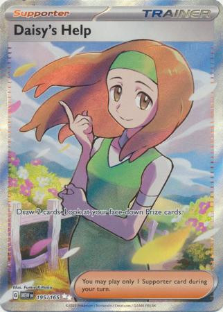 Scarlet & Violet 151 195/165 Daisy's Help (Full Art)