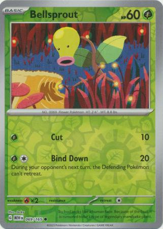 Scarlet & Violet 151 069/165 Bellsprout (Reverse Holo)